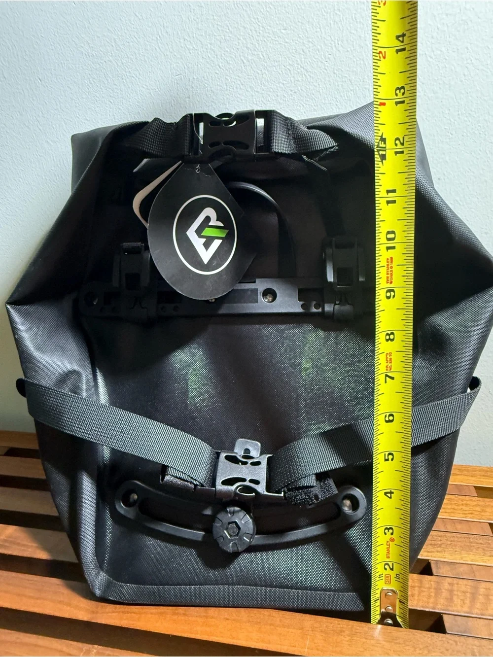 ROCKBROS Waterproof Rear Rack Bicycle Pannier Bag 10-18L Black